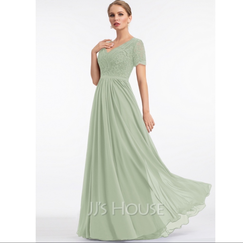 Bridesmaid Dress - (Celadon)